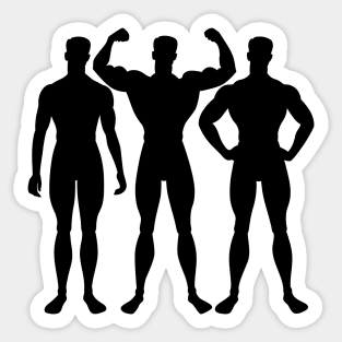 Athletic man Sticker